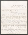 Letter from J. Ford Prioleau to Robert P. Harris, 1879