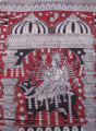 Block printed and hand painted Mata ni Pachedi