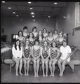 UMD 1975 women's swim team at the pool