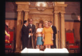 Rabbi Aronson with others at Beth El during the symbolic groundbreaking of the new synagogue to be constructed, Minneapolis, Minnesota