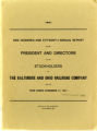 The Baltimore and Ohio Railroad Company, Annual Report, 1941