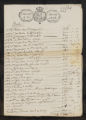 Ecclesiastical Affairs. Documents related to chaplaincies. List of payments paid to a "capellanaria".