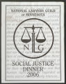 National Lawyers Guild Social Justice Dinner, 2006 (Box 1, Folder 13)