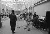 Musicians playing at the Campus Center constructors dedication at UMD