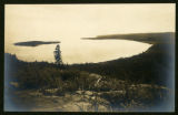 Grand Portage Harbor from peak of Hat Point