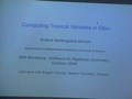 Computing Tropical Varieties in Gfan