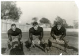 Football Team Members William Foote, Fred Grose, Malcolm Graham (left to right)