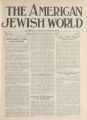 The American Jewish World, Volume 8, Number 24, February 13, 1920