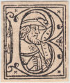 Detail from Album of initial capitals, 1500s-1737 (bulk 1500s), Volume 1, Page 51, Line 1, Item 04, B