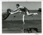 Dave Odegard hurdling, Minneapolis, Minnesota