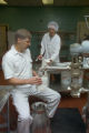 Making ice cream in the pilot plant at the University of Minnesota, Food Science and Nutrition building.