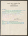 Letter to Johnny, from John B. McCormack, August 11, 1913