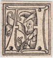 Detail from Album of initial capitals, 1500s-1737 (bulk 1500s), Volume 1, Page 50, Line 5, Item 05, A