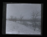 Background showing snow and the Mendota Bridge