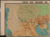 Carte des regions de tabac de la Grece