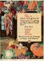 This is : what God gives us what are you giving so that others may live? : eat less : wheat meat fats sugar : send m