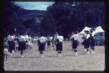 Scottish band at agriculture show near Akaroa