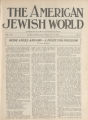 The American Jewish World, Volume 8, Number 25, February 20, 1920
