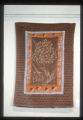 "Elijah's Chair," Wall hanging cotton velveteen; batiked, quilted and embroidered, lined in satin, by Deborah Kelman.