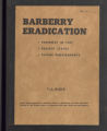 Barberry Eradication. Progress reports by states. Barberry Eradication Campaign, Illinois. (Box 11, Folder 9)