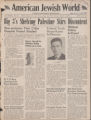 The American Jewish World, Volume 33, Number 28, March 9, 1945