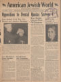The American Jewish World, Volume 33, Number 25, February 16, 1945