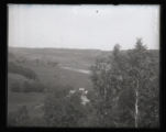 Brook Lodge and valley looking West from top of Lance Hill