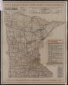 Map of Babcock Plan for a trunk highway system in Minnesota