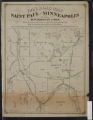 Railroad map of Saint Paul and Minneapolis