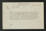 Memoranda Regarding Program Needs, Budget. 1923-1932. (Box 2, Folder 1)