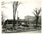 Centennial Hall. Minneapolis Campus. Construction of addition