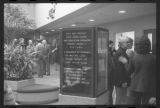 An information board in the School of Business and Economics at UMD
