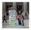 Kiosk in front of Walter Library