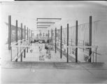Conceptual sketch of the interior of the Tweed Gallery