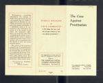 Publications. Pamphlets. The Case Against Prostitution. (Box 173, Folder 18)