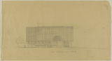 United States Embassy: Beirut, Lebanon: East Elevation Study 1