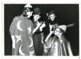Cast members of the Jewish Community Center play, "The Merry Pranks of Tyll" pose for a photograph together, St. Paul, Minnesota