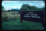 Sign at edge of Fort Clatsop