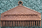 Brass tribal comb from Bastar