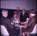 Men and women play cards at the Leisure League at the Jewish Community Center, St. Paul, Minnesota