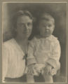 Portrait of Jessie Hartley and Chester Adgate Congdon II as a small child