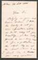 Letter from Ettore Truzzi to Robert P. Harris, 1884