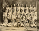 Girls gymnastics group