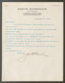 Letter to Johnny, from John B. McCormack, September 1, 1913
