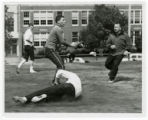 Chapter 210 competing against chapter 635 in a teen softball game at Groveland Park Elementary School in St. Paul, Minnesota