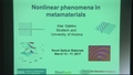 Nonlinear Phenomena in Metamaterials