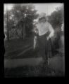 Mrs. Alice R. Rogers with trout weighing 2 1/4 pounds