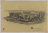 Guthrie Theater: Preliminary Sketch of Stage and House: Scheme C (2)