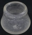 Glass cupping cup