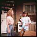 Two actors performing on stage in the 1987 UMD production of "Wait Until Dark"